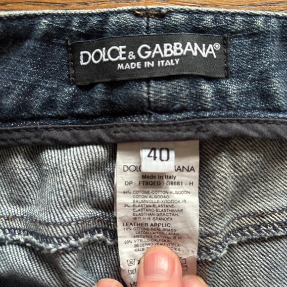 Dolce and Gabbana straight leg women’s jeans - Picture 5 of 6